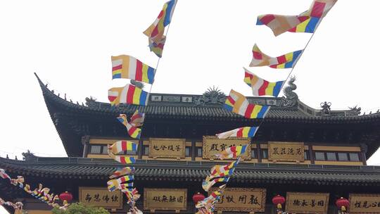 上海长寿禅寺4K实拍原素材