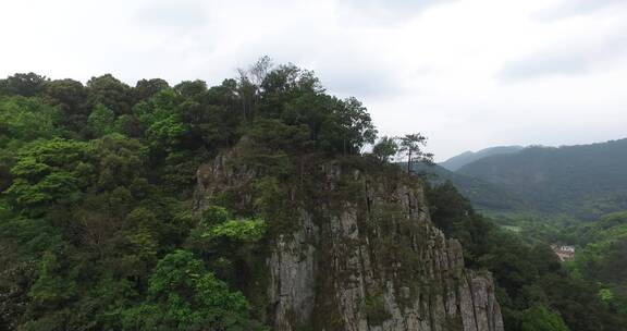 河源万绿湖风景区航拍