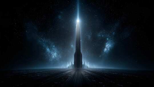 未来之城星光璀璨科技感十足