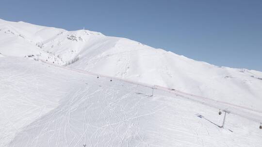 新疆滑雪4K航拍