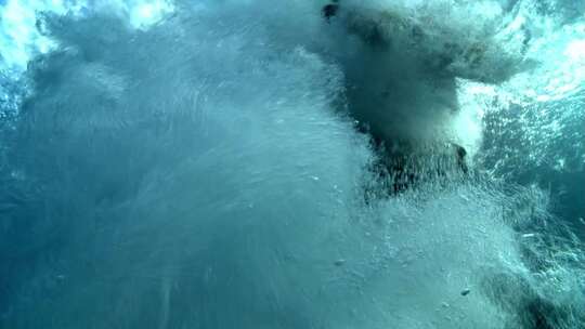 海世界海洋潜水捕鱼视频素材模板下载