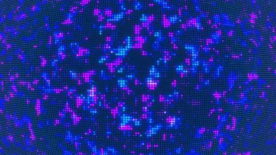 高科技数字运动图形背景动画、方形元素和深