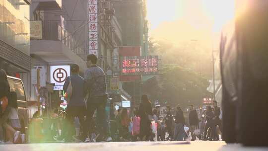 香港街头视频素材模板下载