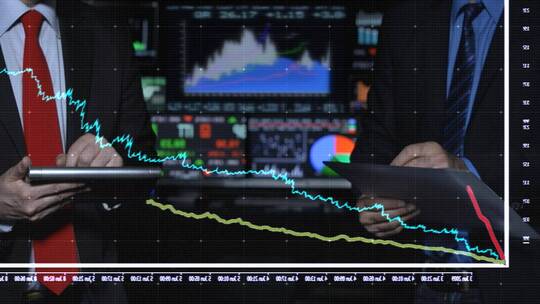 金融股票K线指数证券市场交易视频87