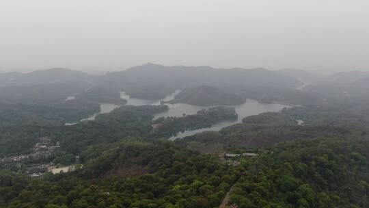 广东惠州红花湖5A景区航拍