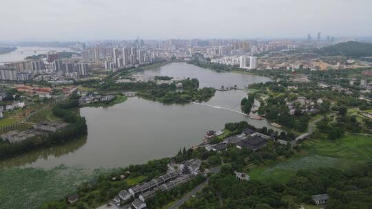 江西 吉安 庐陵文化生态园  4A景区 航拍视频素材模板下载