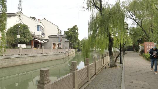 苏州木渎古镇里的人文建筑风景