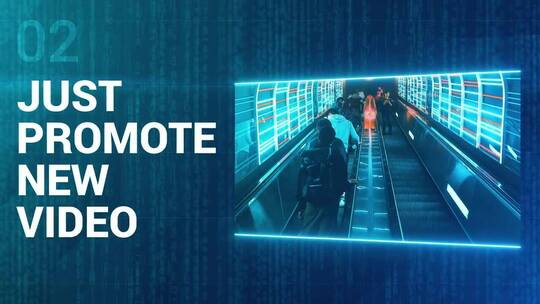 高级感科幻幻灯片动画公司演示业务幻灯片AE模板