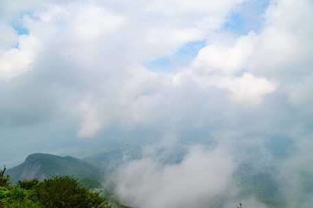 湖南衡阳南岳衡山祝融峰延时风光风景