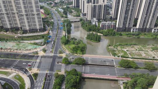 城市住宅区航拍