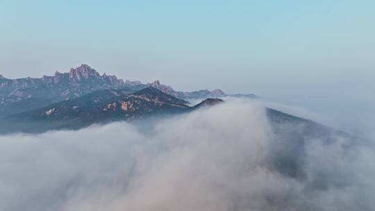 青岛大珠山平流雾