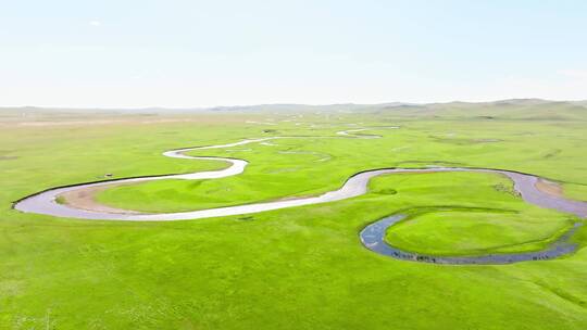 内蒙古大草原莫日格勒河