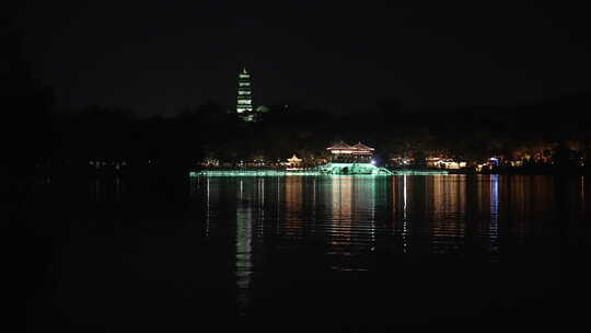 惠州西湖风景名胜区夜景