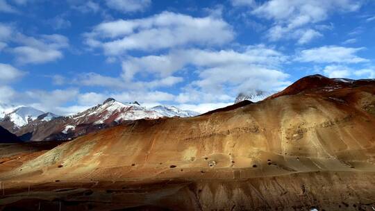 川藏线航拍 荒漠大地 山脉 旷野视频素材模板下载