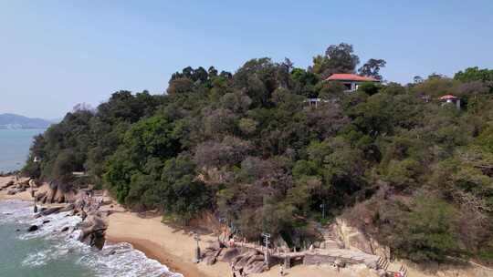 厦门 鼓浪屿 大德记浴场沙滩 郑成功雕像