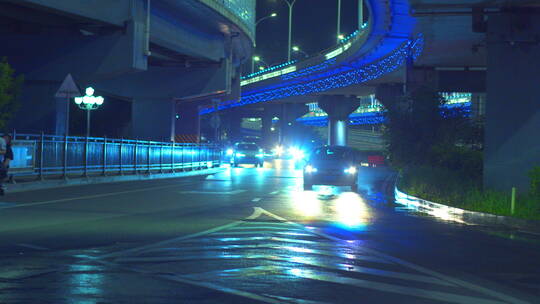 夜景城市灯火