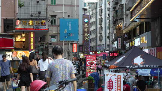 城市郊区郊外城中村城镇小镇美景街区