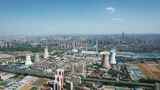 合集城市工业生产工厂山东济南火电厂高清在线视频素材下载