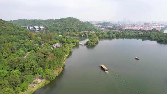 杭州湘湖风景航拍