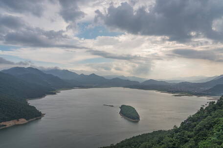 福清石竹山石竹湖延时