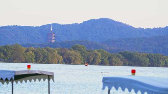 杭州西湖雷峰塔风景