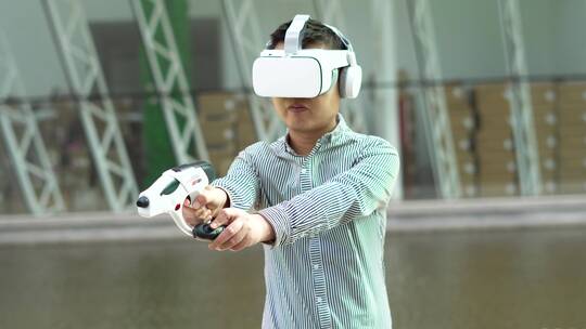 VR游戏互动视频素材模板下载
