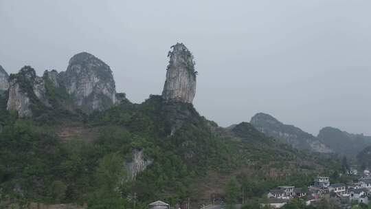 航拍贵州毕节枪杆岩，不一样的地质奇观