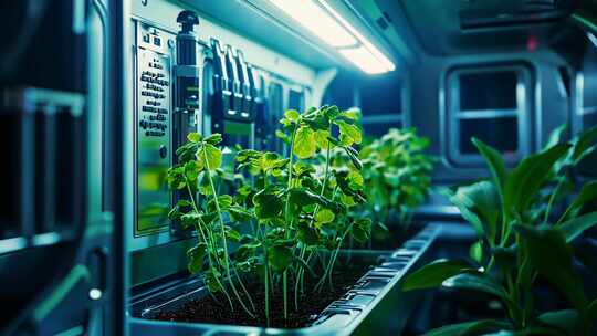 室内科技化植物种植场景