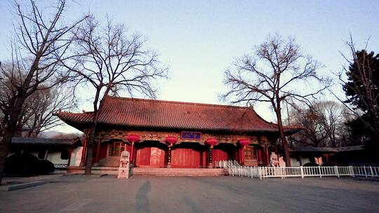 实拍太原晋祠胜境古建筑群寺庙博物馆风景区