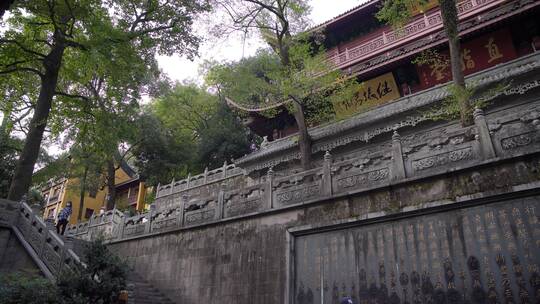 杭州千年古刹灵隐寺古建筑