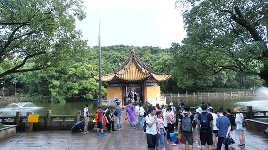 浙江普陀山普济寺禅院建筑实拍视频