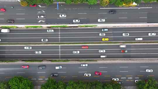 城市道路 道路车流 交通车流视频素材模板下载