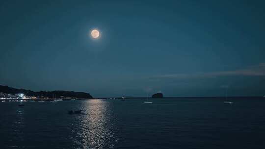 海上生明月（北海涠洲岛）视频素材模板下载