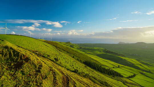 全景从Serra do Cume，特塞拉视频素材模板下载