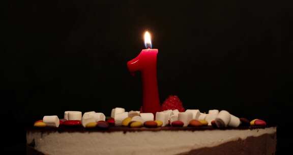 第一，第一，生日，蜡烛