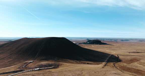 乌兰察布草原火山群航拍