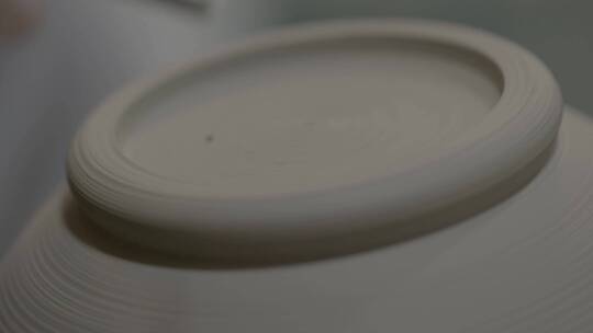 陶瓷修坯慢镜头LOG视频素材模板下载