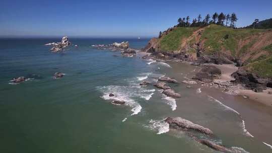 海滩冲浪俄勒冈太平洋海岸