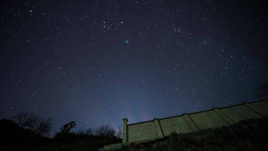 乡村的星空4k延时