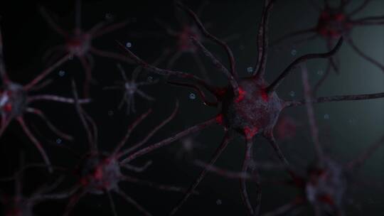 抽象神经元细胞C4D动画