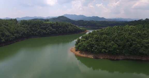 绿水青山大山水库绿色生态