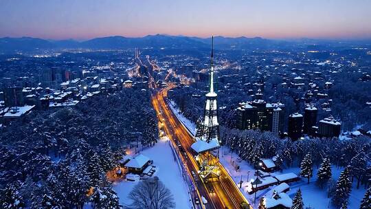 北海道札幌城市风光