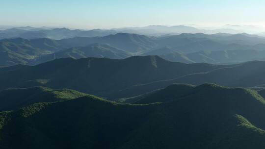 航拍辽宁千山地理风光