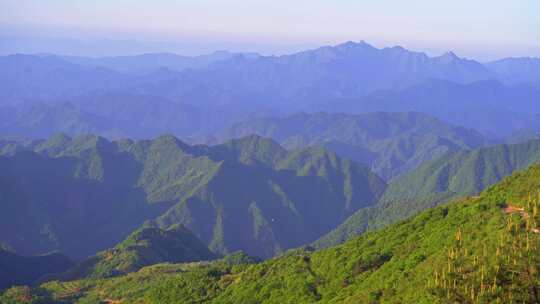 杭州临安大明山牵牛岗群山风景