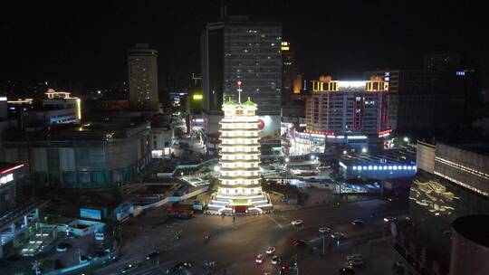 航拍郑州城市旅游宣传片地标建筑