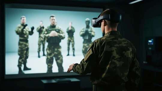 军人体验VR模拟训练场景