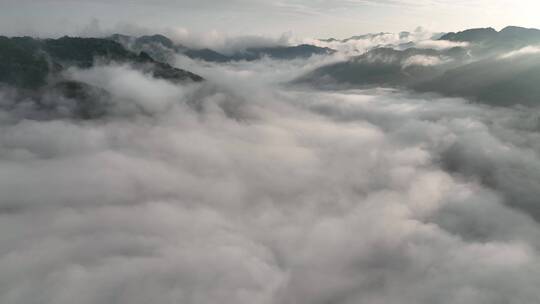 龙山乌龙山大峡谷云海