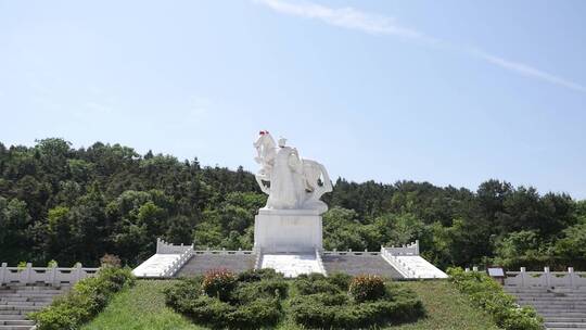 花木兰雕像实拍