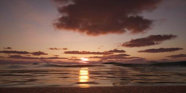 4K-黄昏过渡夜晚-UE-三维