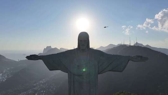 基督救世主在巴西里约热内卢市中心。